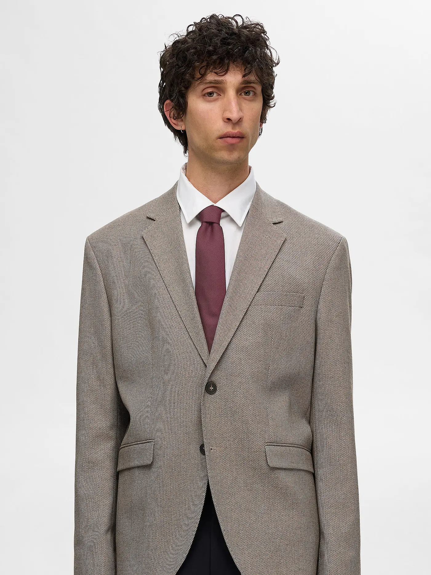 SELECTED | Krawatte SLHPETER | dunkelrot